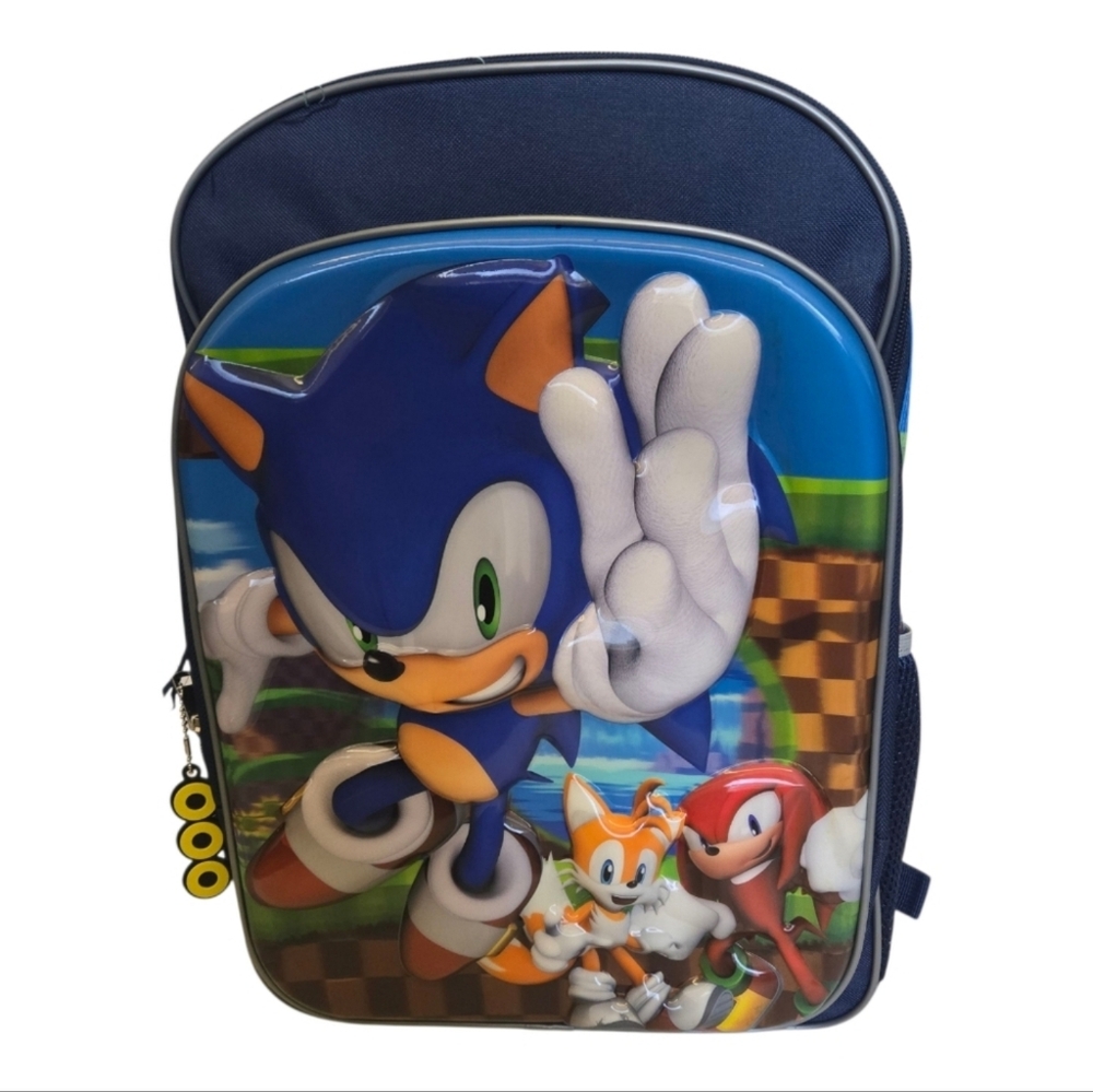 Sonic the Hedgehog Boys  17" Lets Roll Backpack By Sega